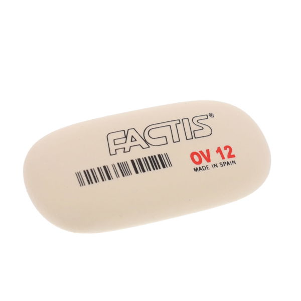 MILAN WHITE 1012 OVAL ERASER CDU