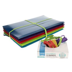 CONCEPT 100g BOX X-BANDS SIZE 250X25MM - 4 ASST.
