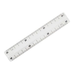 MAPED STUDY 15cm UNBREAKABLE RULER - TRANSLUCENT
