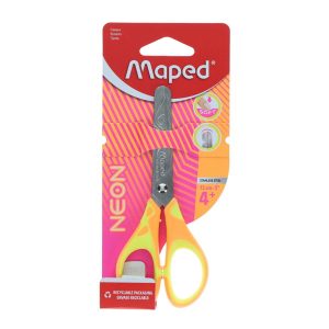 MAPED ESSENTIALS 13CM SCISSORS - NEON
