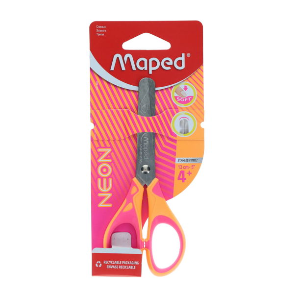 MAPED ESSENTIALS 13CM SCISSORS - NEON - Image 2