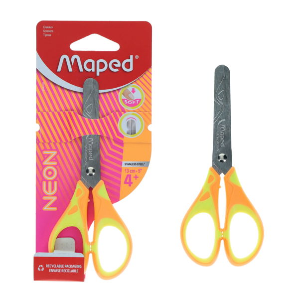 MAPED ESSENTIALS 13CM SCISSORS - NEON - Image 3