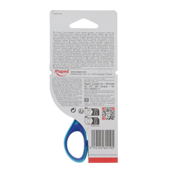 MAPED ESSENTIALS 13cm/5" SOFT GRIP SCISSORS - 3 ASST. - Image 4