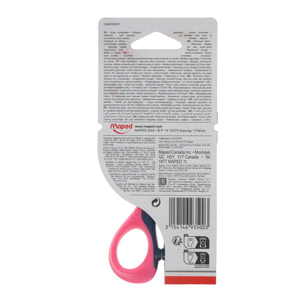 MAPED SENSOFT 13cm/5" LEFT HANDED SCISSORS - ASST - Image 4