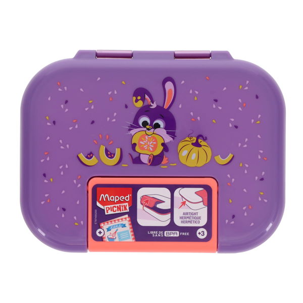 MAPED 900ml MINIZ ECOZEN LUNCH BOX - RABBIT - Image 2