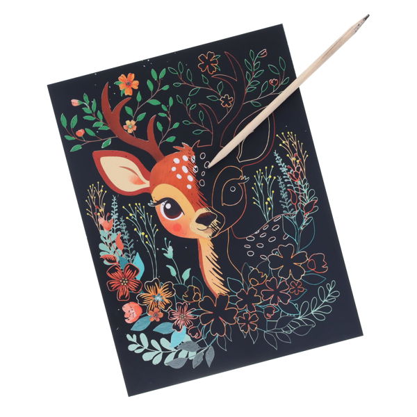 MAPED CREATIV SCRATCH CARDS - FOREST ANIMALS - Image 4