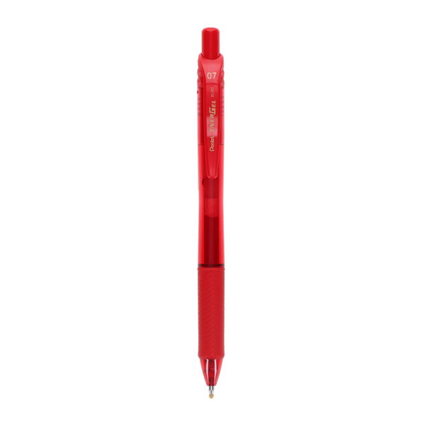 PENTEL ENERGEL-X BL107 0.7mm RETRACTABLE GEL PEN - RED - Image 2