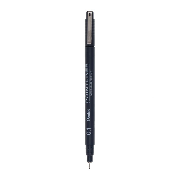 * PENTEL ARTS S20P 0.1mm POINTLINER FINELINER PEN - BLACK - Image 3