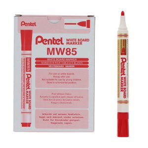 * PENTEL MW85 WHITEBOARD MARKER BULLET POINT - RED