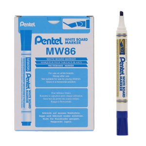 PENTEL MW86 WHITEBOARD MARKER CHISEL POINT - BLUE