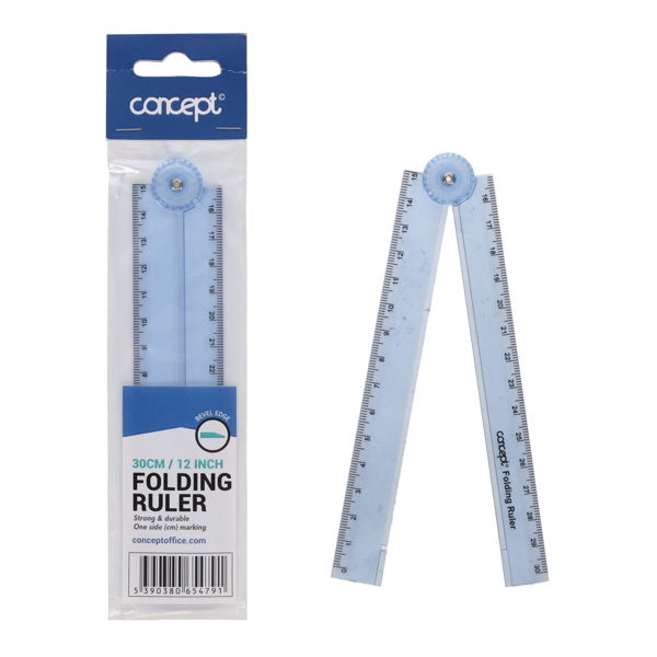CONCEPT 30CM FOLDING RULER