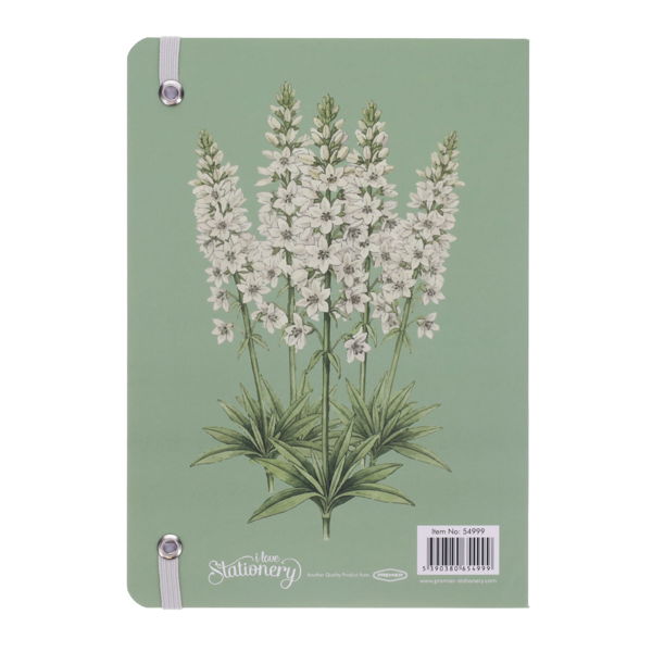 I LOVE STATIONERY A5 80pg BOTANICAL JOURNALS CDU - 6 ASST WILD FLOWERS
