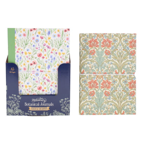 I LOVE STATIONERY A5 80pg BOTANICAL JOURNALS CDU - 6 ASST MAGICAL MEADOWS - Image 2