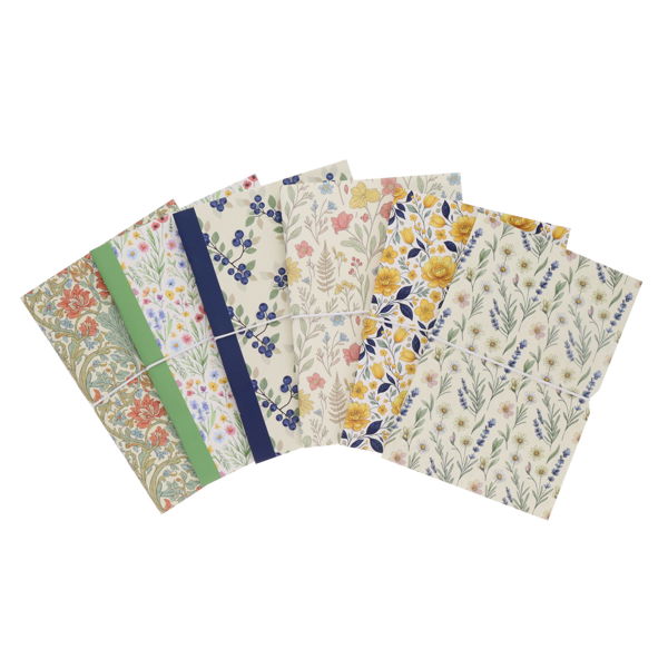 I LOVE STATIONERY A5 80pg BOTANICAL JOURNALS CDU - 6 ASST MAGICAL MEADOWS - Image 3