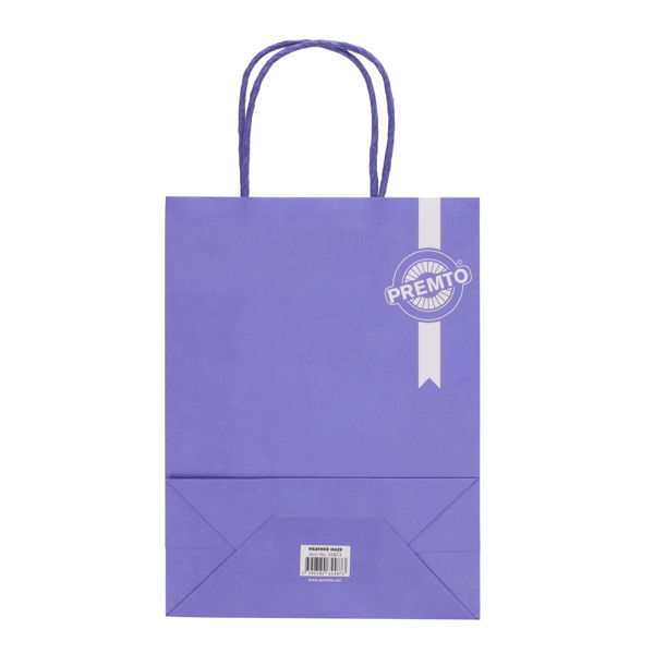 PREMTO KRAFT PAPER BAG 18X8X24CM - HEATHER HAZE - Image 2