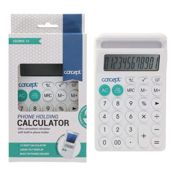 CONCEPT PHONE HOLDING CALCULATOR