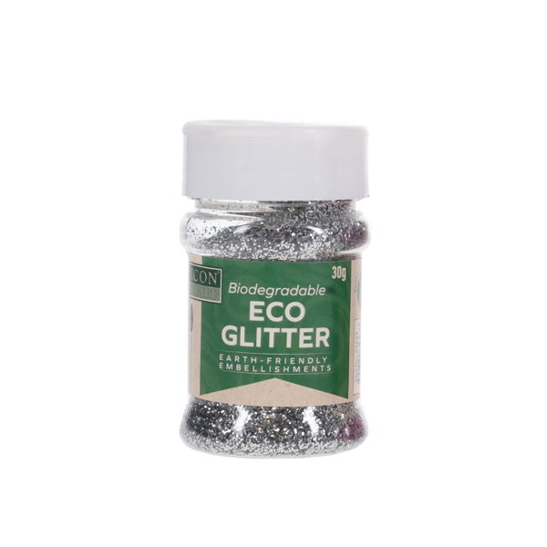 ICON CRAFT BIODEGRADABLE ECO GLITTER 30g - ASST