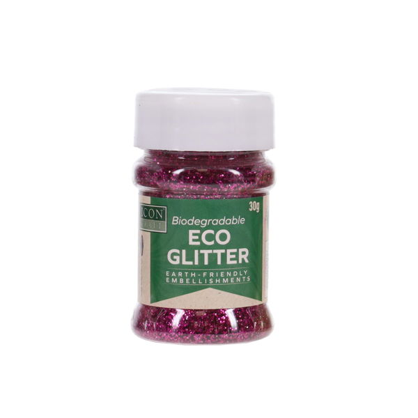 ICON CRAFT BIODEGRADABLE ECO GLITTER 30g - ASST - Image 2