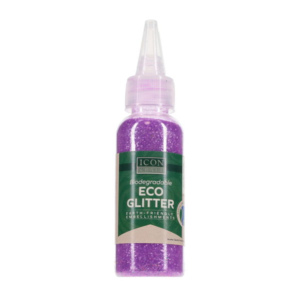 ICON CRAFT BIODEGRADABLE ECO GLITTER CDU 12x35g - 6 COLOURS - Image 3