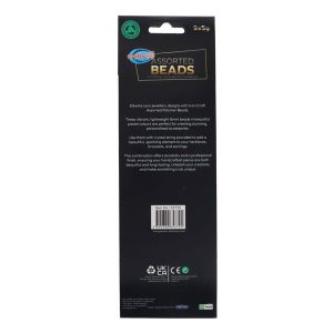 CRAFTY BITZ ASSORTED BEADS - 9x5g
