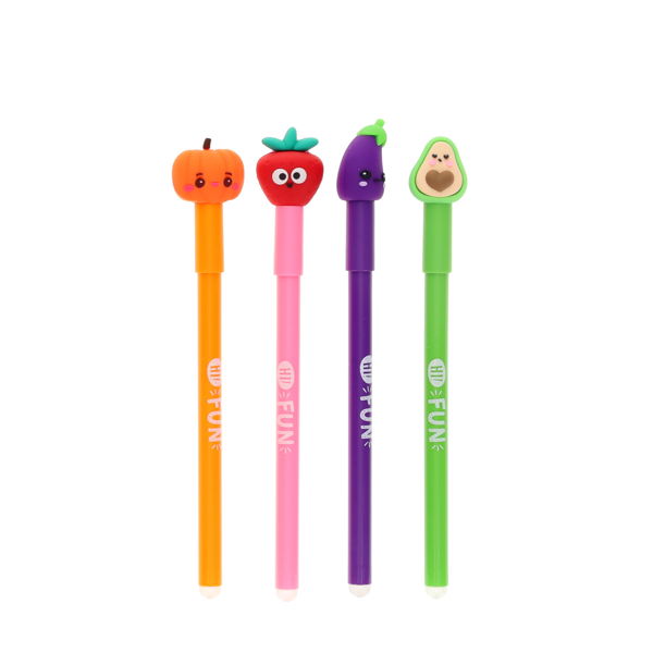 WORLD OF COLOUR PKT.4 FRUITY CRITTER ERASABLE PENS - Image 2