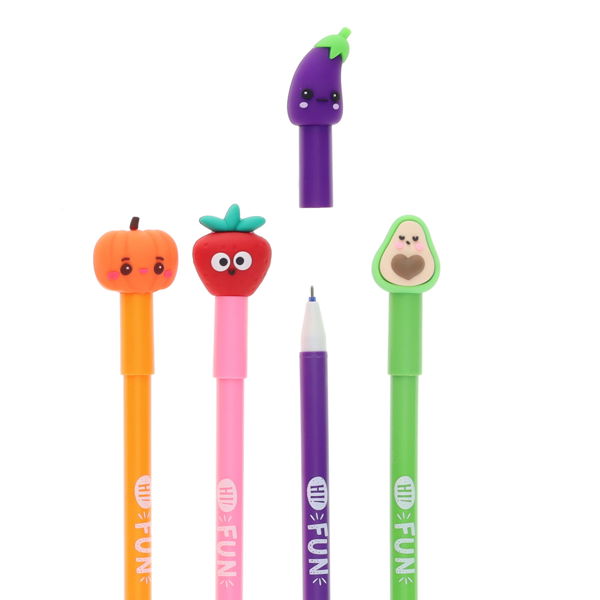 WORLD OF COLOUR PKT.4 FRUITY CRITTER ERASABLE PENS - Image 4