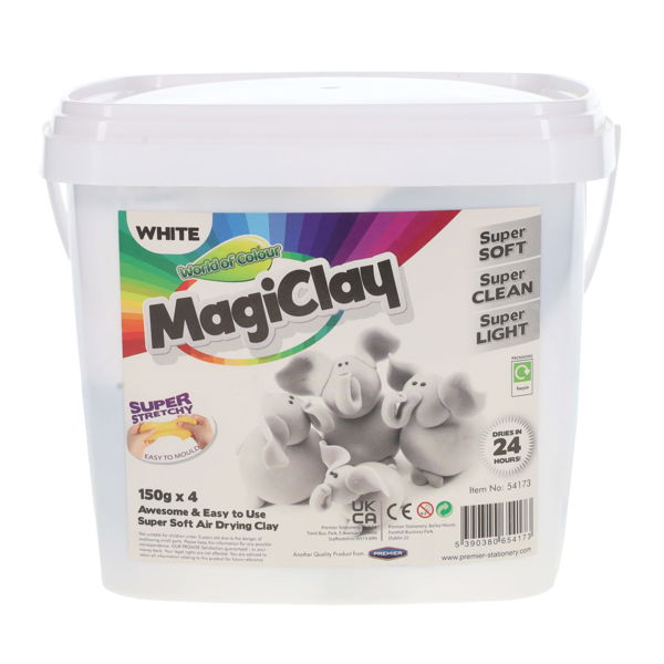 WORLD OF COLOUR 150g WHITE MAGICLAY
