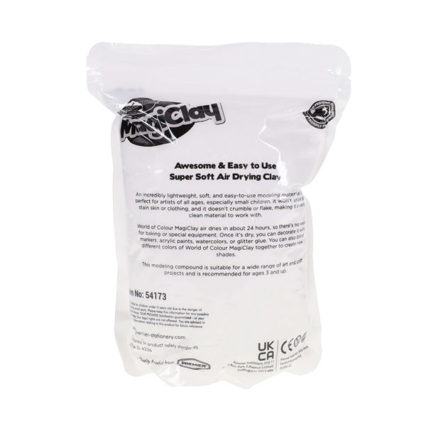 WORLD OF COLOUR 150g WHITE MAGICLAY - Image 3
