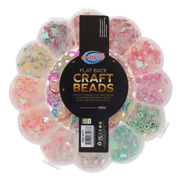 CRAFTY BITZ FLAT BACK CRAFT BEADS - Image 3