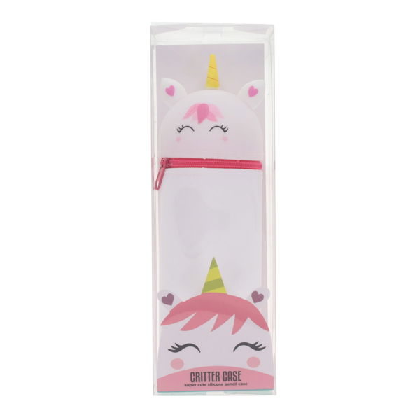 WORLD OF COLOUR CRITTER PENCIL CASE - UNICORN - Image 2