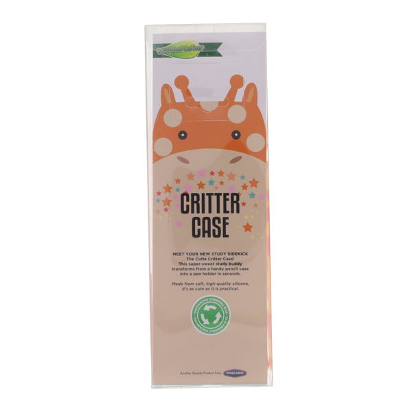 WORLD OF COLOUR CRITTER PENCIL CASE - GIRAFFE - Image 3