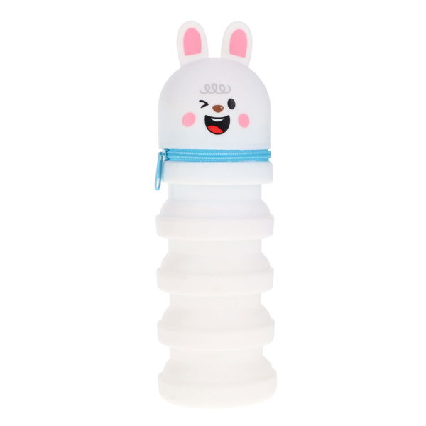 WORLD OF COLOUR EXPANDING CRITTER PENCIL CASE - BUNNY