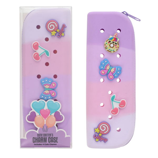 WORLD OF COLOUR CUTIE CRITTER'S CHARM PENCIL CASE