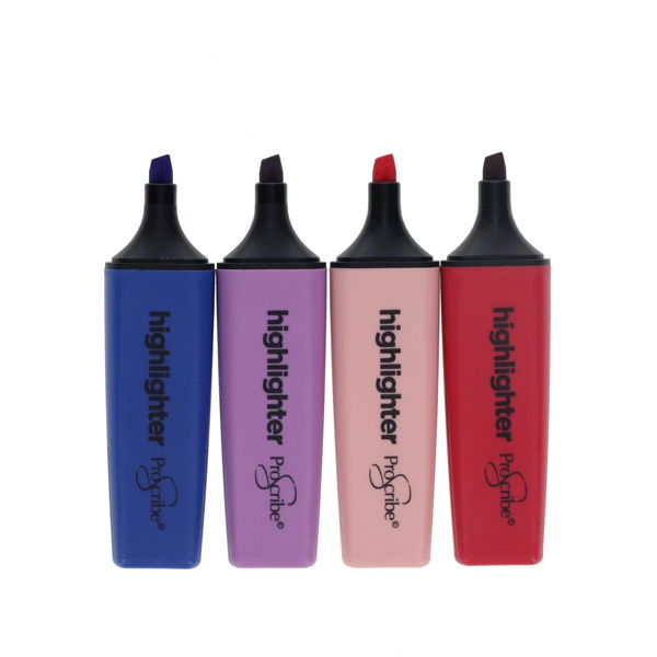 PROSCRIBE PKT.4 HIGHLIGHTER PENS - ASST - Image 2