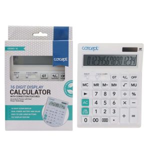CONCEPT 16 DIGIT DISPLAY CALCULATOR