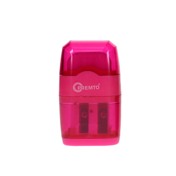 PREMTO DOUBLE HOLE SHARPENER WITH ERASER CDU - 3 ASST. - Image 3