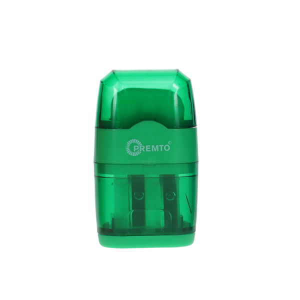 PREMTO DOUBLE HOLE SHARPENER WITH ERASER CDU - 3 ASST. - Image 4