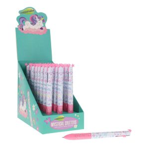 WORLD OF COLOUR 2 COLOUR CLICK PEN - MYSTICAL CRITTERS CDU