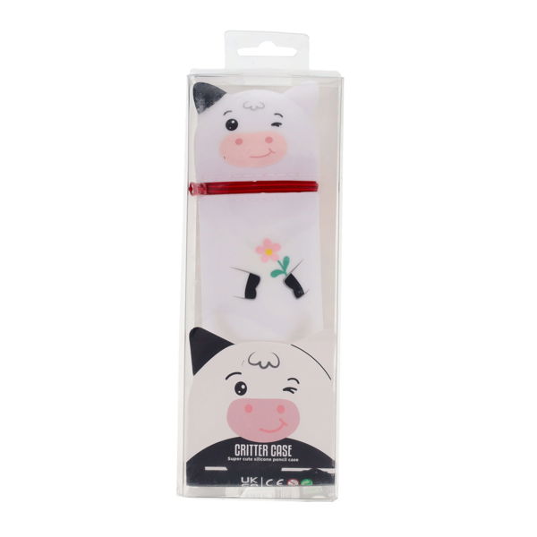 WORLD OF COLOUR CRITTER PENCIL CASE - COW - Image 2