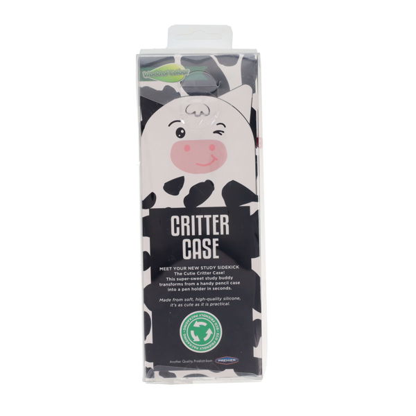 WORLD OF COLOUR CRITTER PENCIL CASE - COW - Image 3