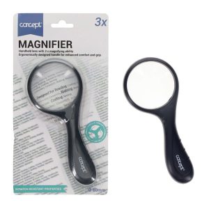 CONCEPT 60mm MAGNIFIER GLASS - 3x