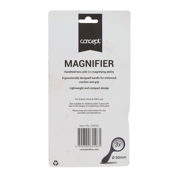 CONCEPT 60mm MAGNIFIER GLASS - 3x - Image 4
