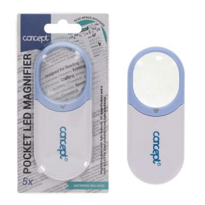 CONCEPT POCKET LED 5x MAGNIFIER