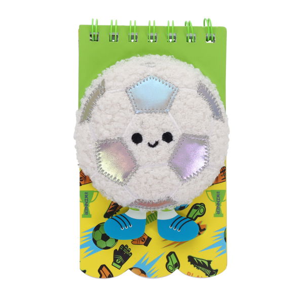 I LOVE STATIONERY 160pg FURRY FRIENDS NOTEBOOK - FOOTIE STAR - Image 4