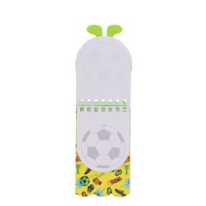I LOVE STATIONERY 160pg FURRY FRIENDS NOTEBOOK - FOOTIE STAR