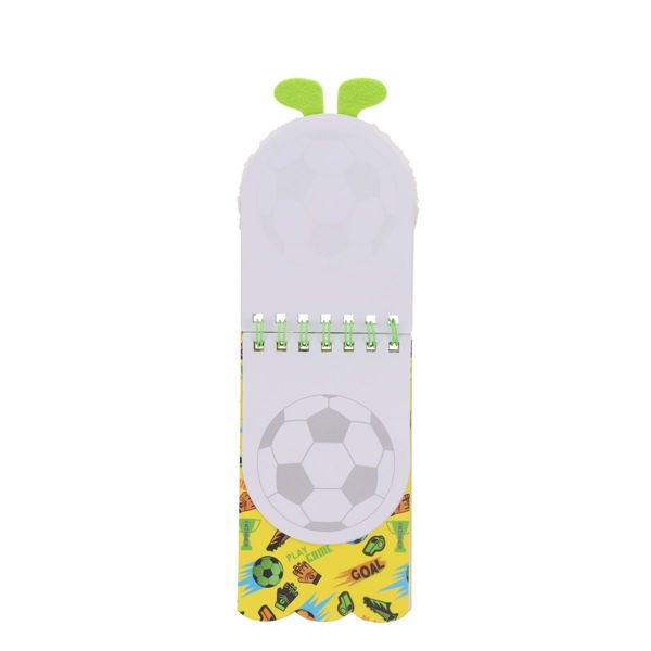 I LOVE STATIONERY 160pg FURRY FRIENDS NOTEBOOK - FOOTIE STAR