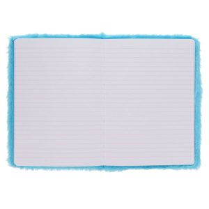I LOVE STATIONERY A5 128pg FURRY FRIENDS NOTEBOOK - AZURE