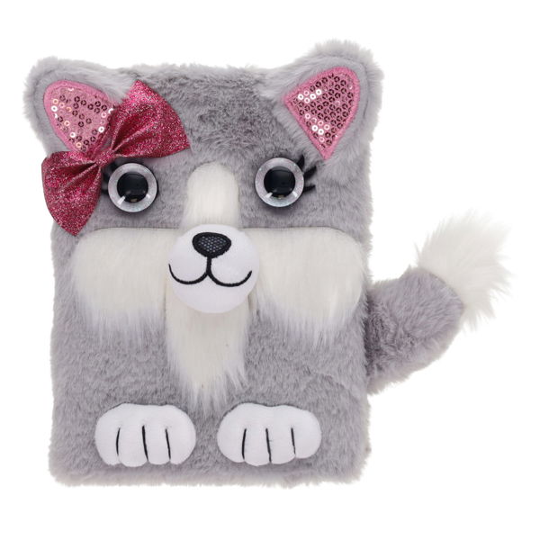 I LOVE STATIONERY A5 128pg FURRY FRIENDS NOTEBOOK - AURORA - Image 2