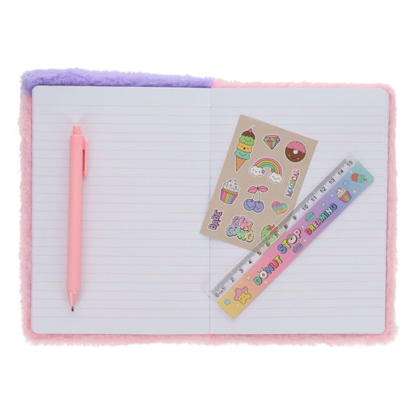 I LOVE STATIONERY A5 128pg FURRY FRIENDS NOTEBOOK