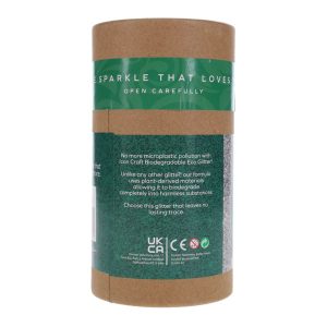 ICON CRAFT 200G BIODEGRADABLE ECO GLITTER - SILVER